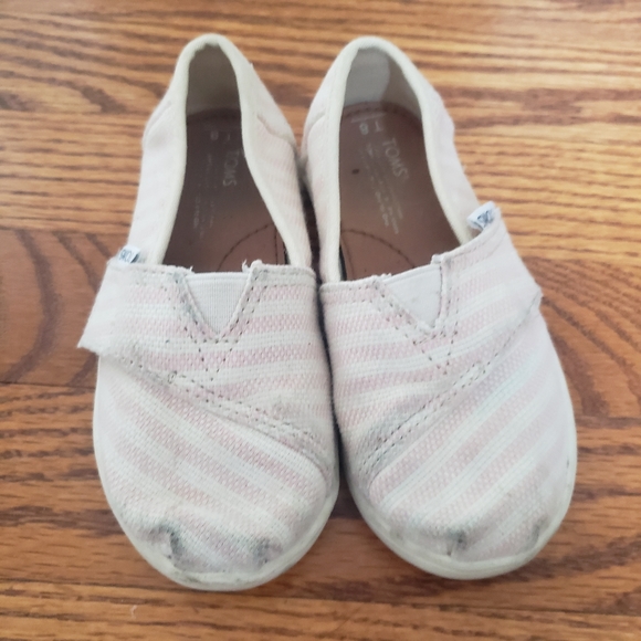 Toms Other - Toms Slip Ons Toddler Striped Shoes